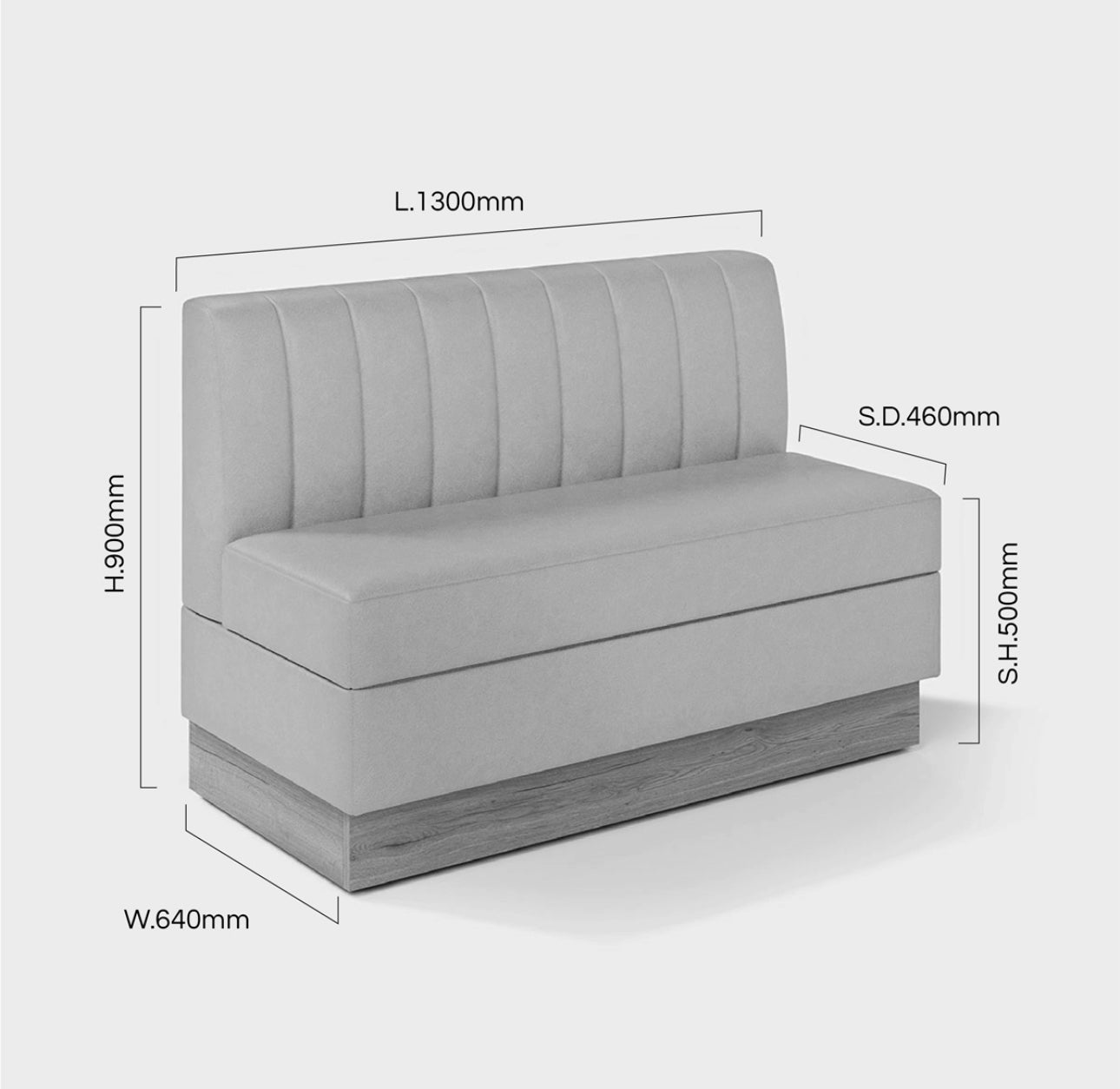 Straight Bench Seating